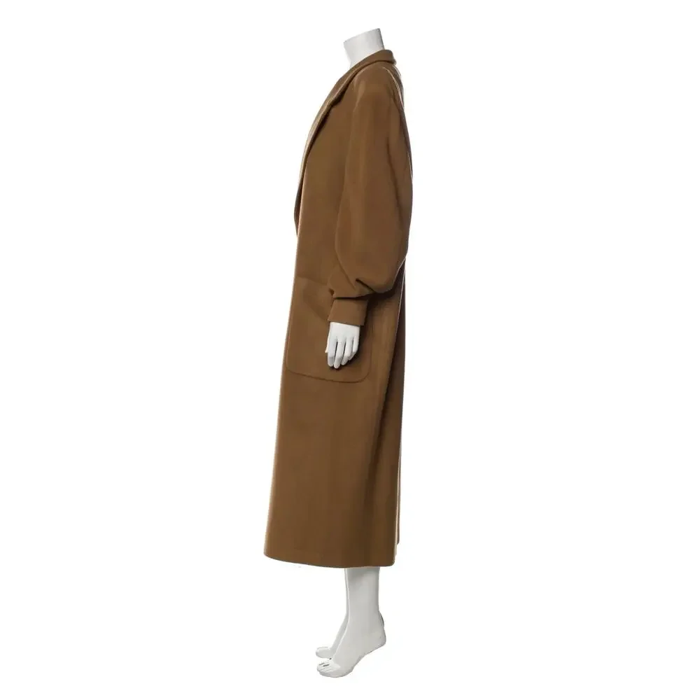 VALENTINO Vintage 1980's Wool Maxi Coat Size IT40 - Picture 2 of 16